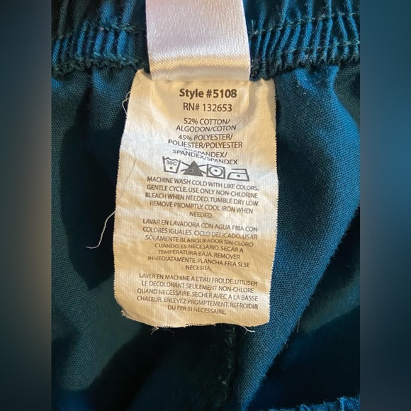 EUC Spread Good Cheer! Dark Aqua Teal Pants - Picture 10 of 10